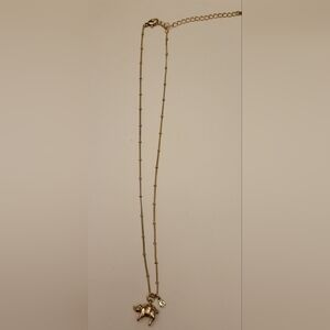 Dainty goldtone necklace